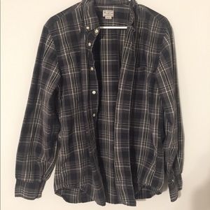 J Crew Mens Button Down Shirt L